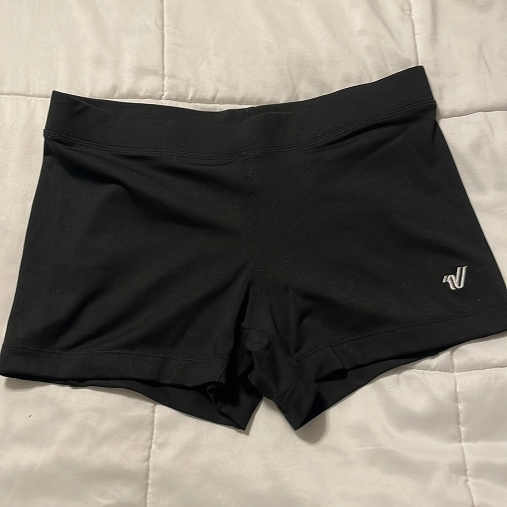 Black Varsity spirit spandex